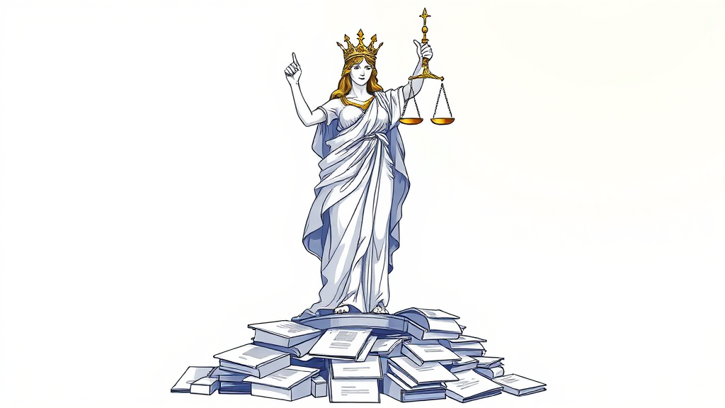 승소를 위한 준비사항 (illustration 스타일)