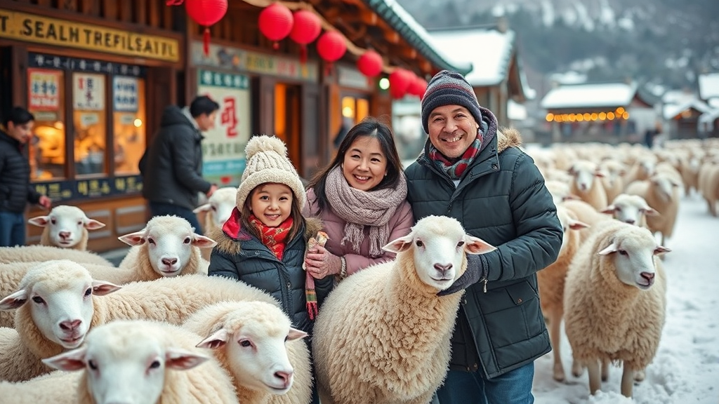 주변 숙박 및 관광 정보 (realistic 스타일)