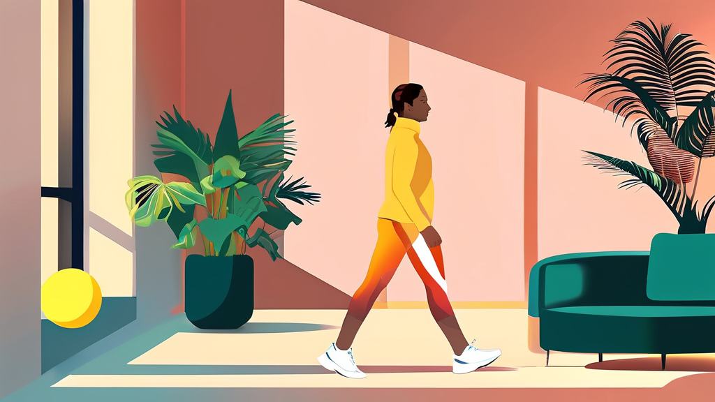 고혈당 쇼크 예방을 위한 운동 방법 (illustration 스타일)