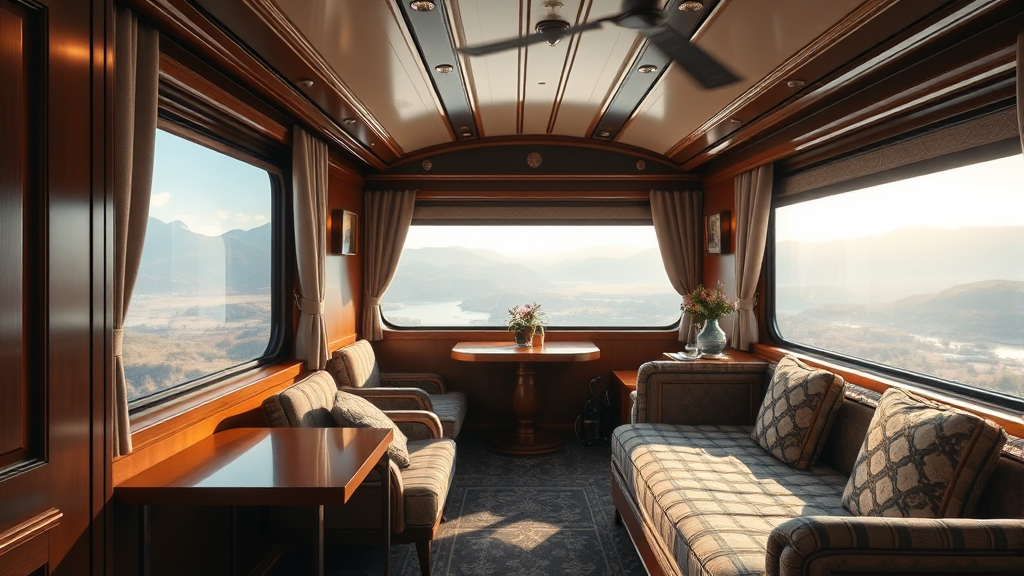 해랑열차 객실 종류 및 특징 (realistic 스타일)