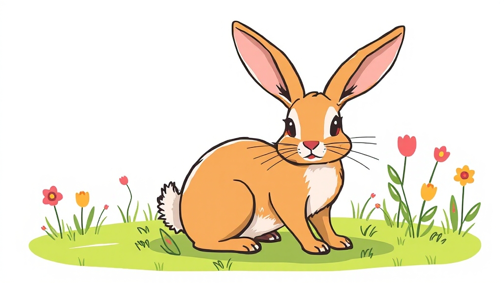 2026년 토끼띠 총론 (cartoon 스타일)