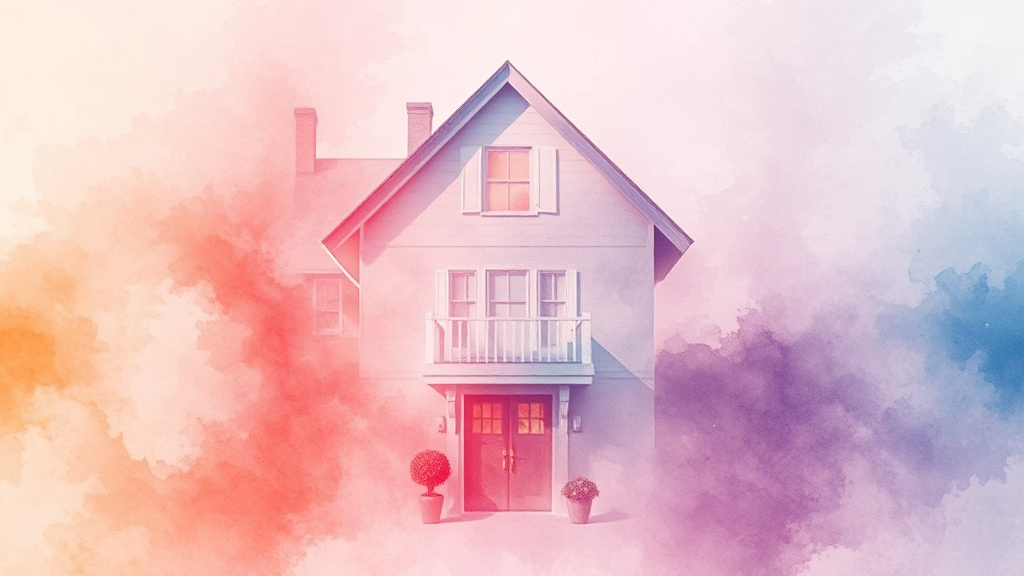 월세 세액공제율 및 환급액 (watercolor 스타일)