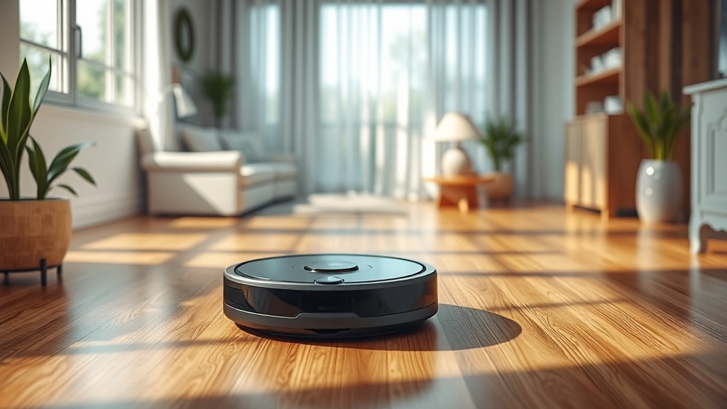 로보락 모델별 특징 및 서비스 (realistic 스타일)