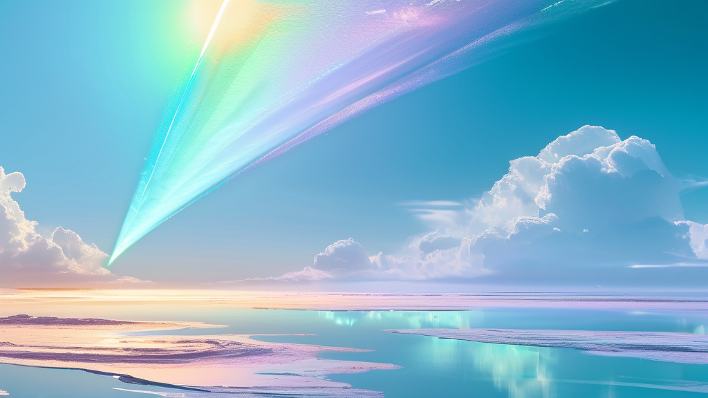 기술 혁신과 미래 전망 (watercolor 스타일)