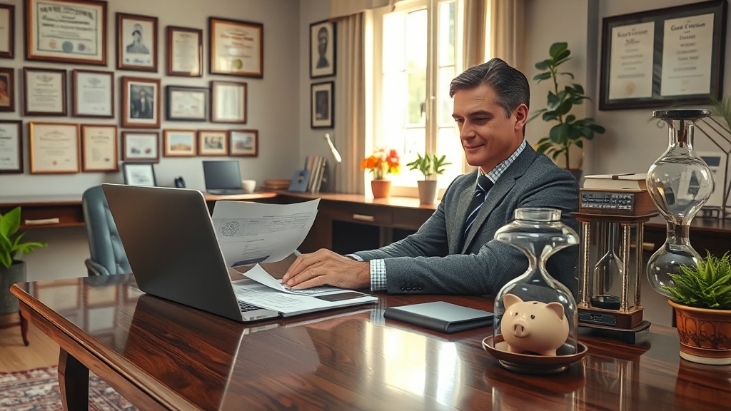 신용 회복 및 재정 관리 (realistic 스타일)