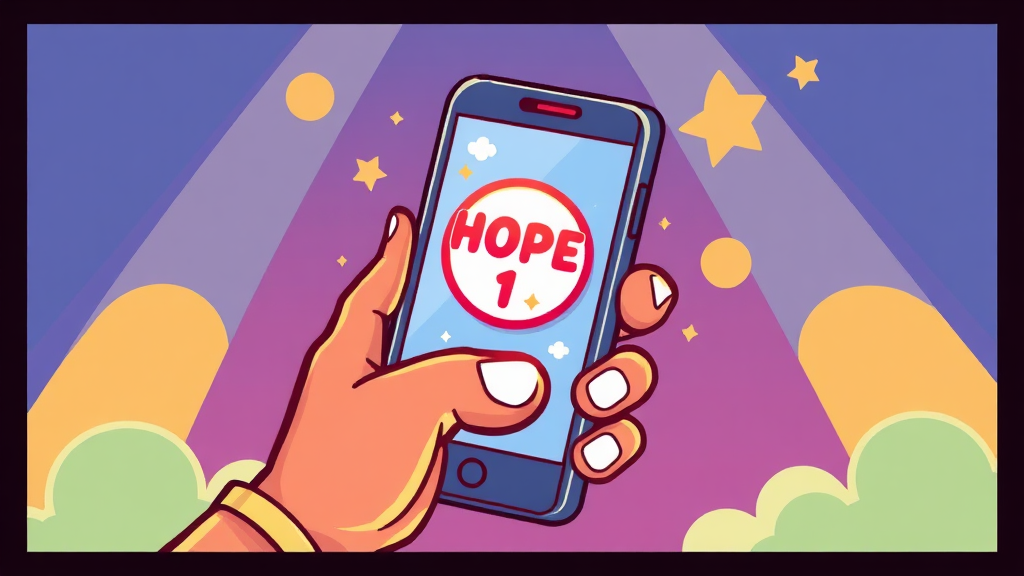 모바일 로또, 왜 시작됐을까? (cartoon 스타일)