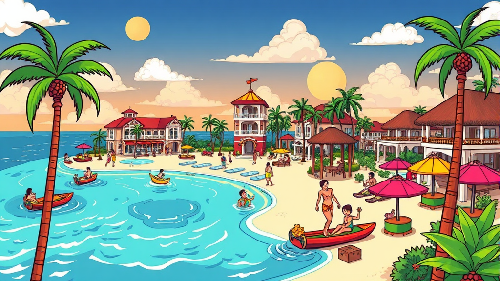 조식과 올인클루시브는 어때요? (cartoon 스타일)