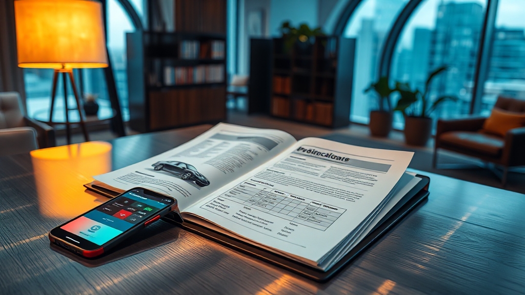 자동차 담보대출 신청 절차 (realistic 스타일)