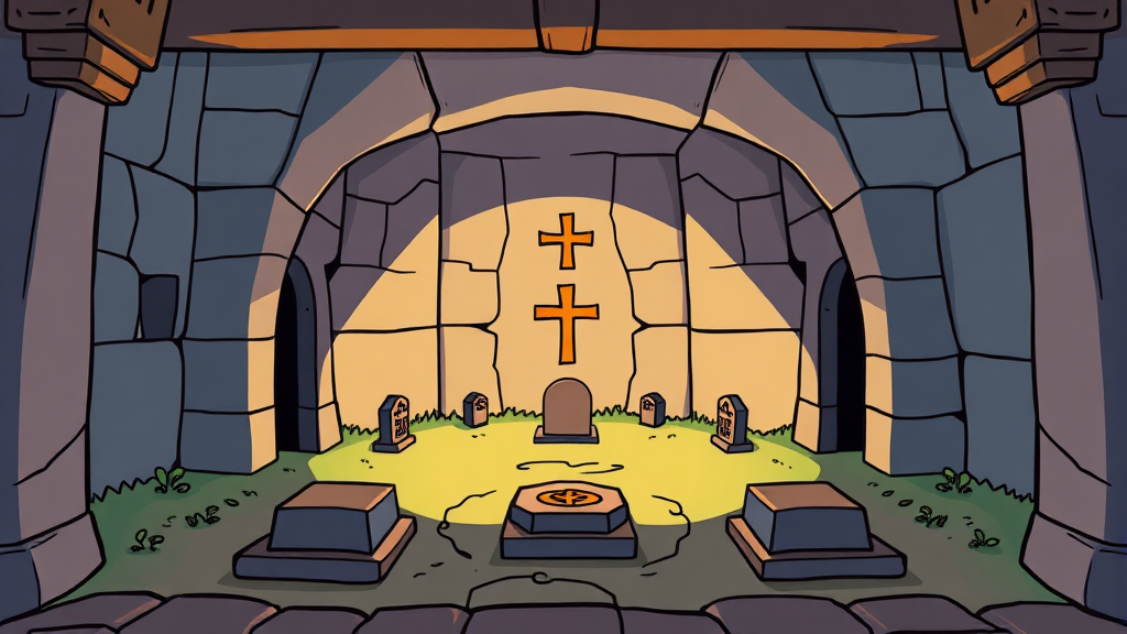 사육신묘, 충절을 기리는 공간의 의미 (cartoon 스타일)