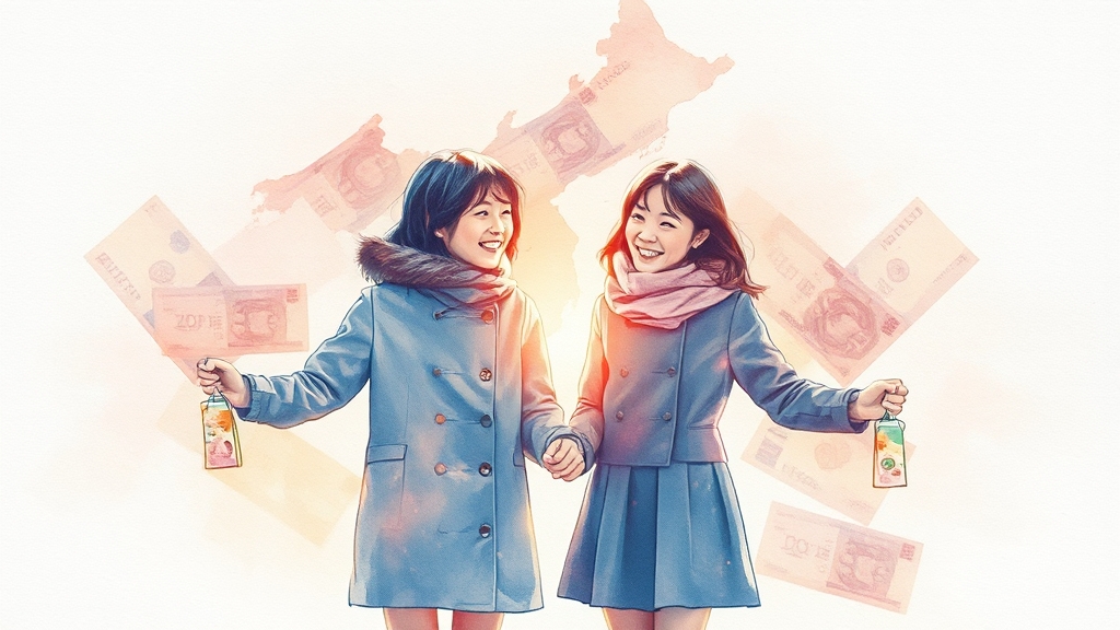 소비쿠폰, 왜 중요할까요? (watercolor 스타일)