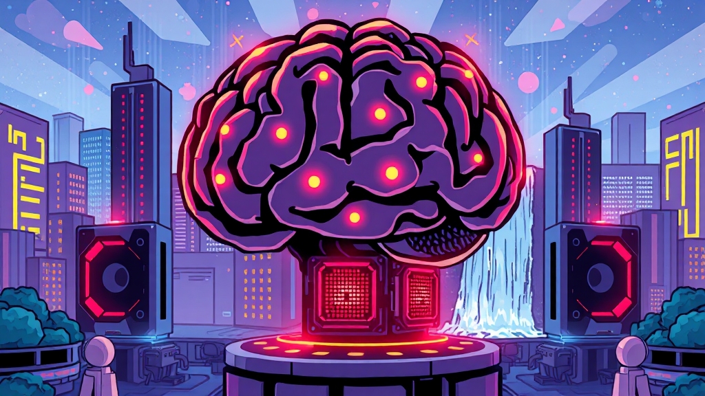 AI 시대, GPU의 중요성 (cartoon 스타일)