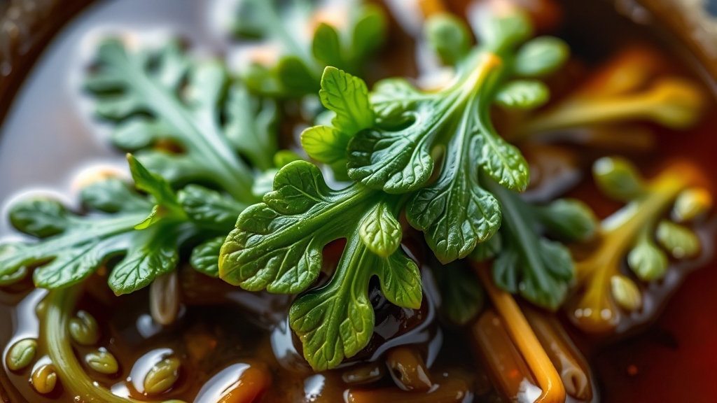 깻잎장아찌, 도전해 보세요! (realistic 스타일)