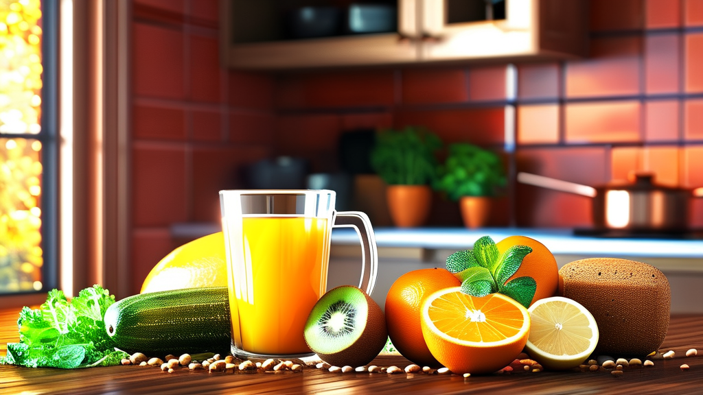 콜레스테롤 관리, 꾸준함이 답이다 (realistic 스타일)