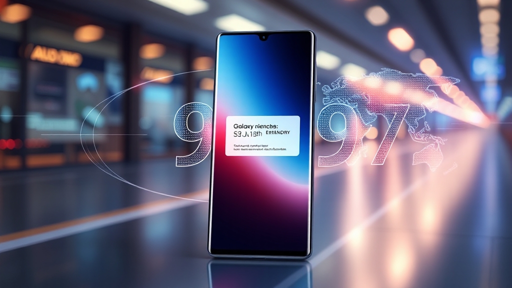 갤럭시 S25 엣지: 출시일, 스펙, 가격, 사전예약 혜택까지 완벽 분석! 2 출시일과 사전예약 일정 (illustration 스타일)