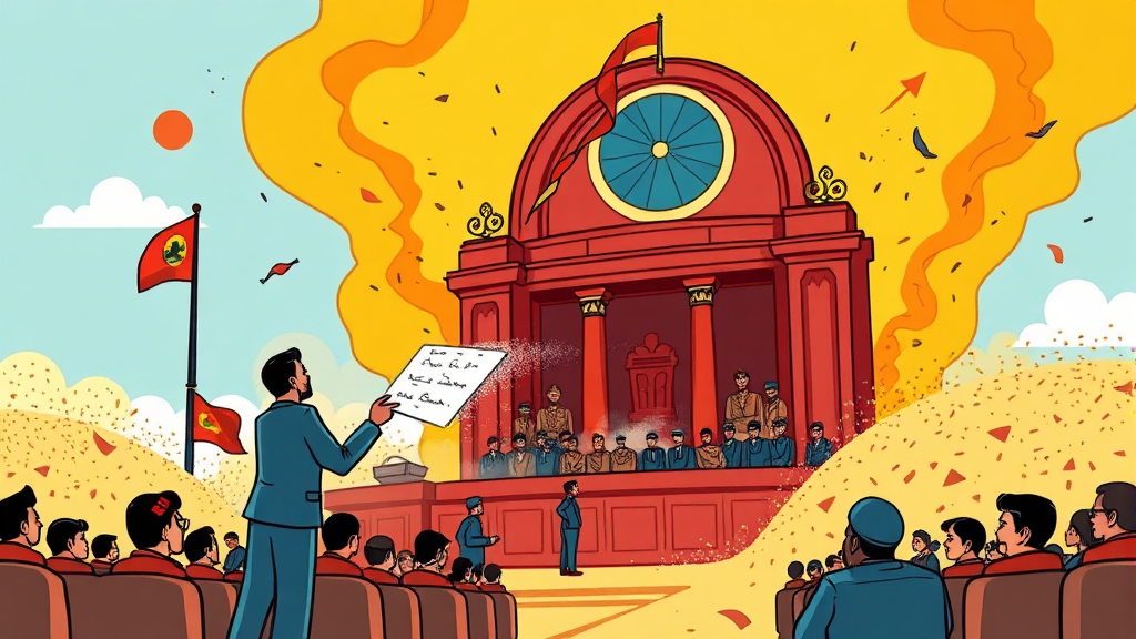 국내 정치 및 사회 이슈 (cartoon 스타일)