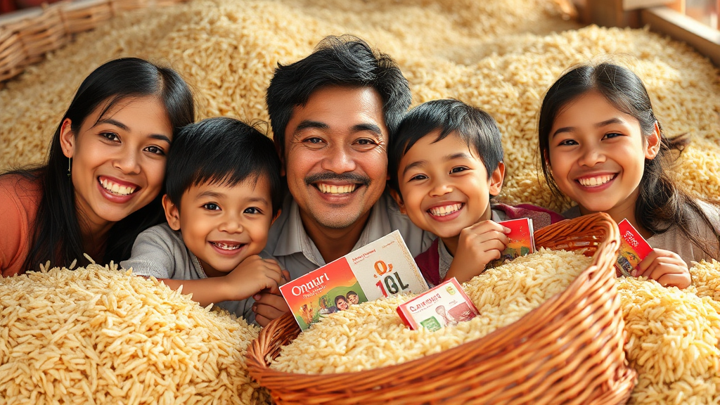 쌀 싸게 사는 방법 (realistic 스타일)