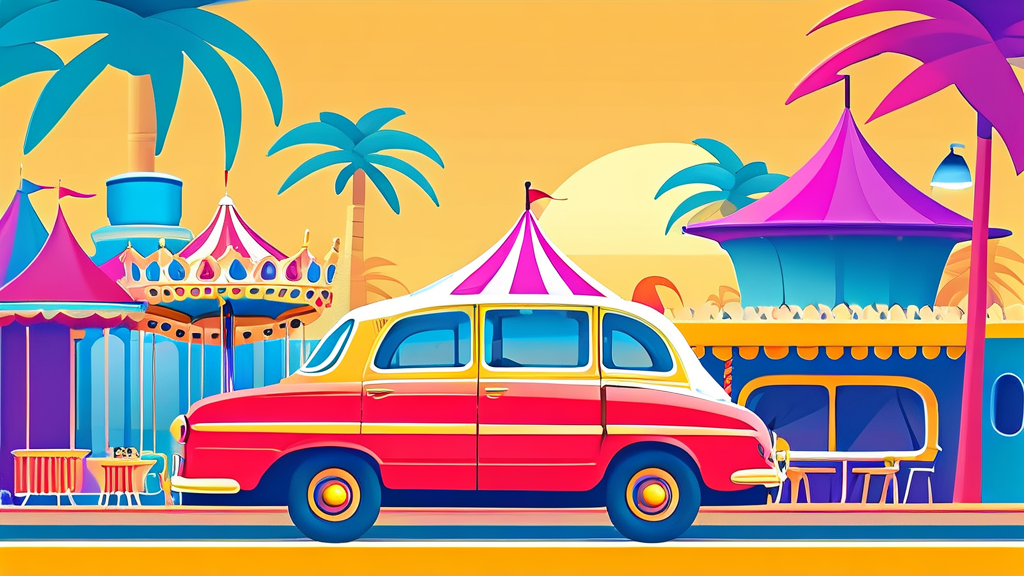 카니발 장기렌트: 왜 선택해야 할까? (cartoon 스타일)