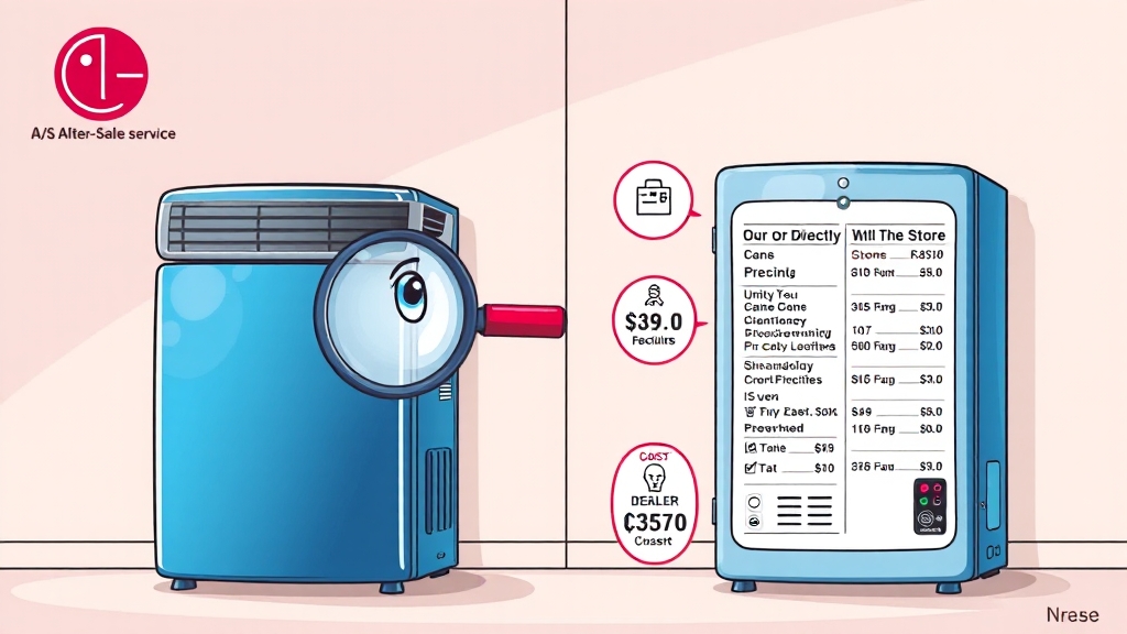 직영점 vs 대리점, 뭐가 다를까? (cartoon 스타일)