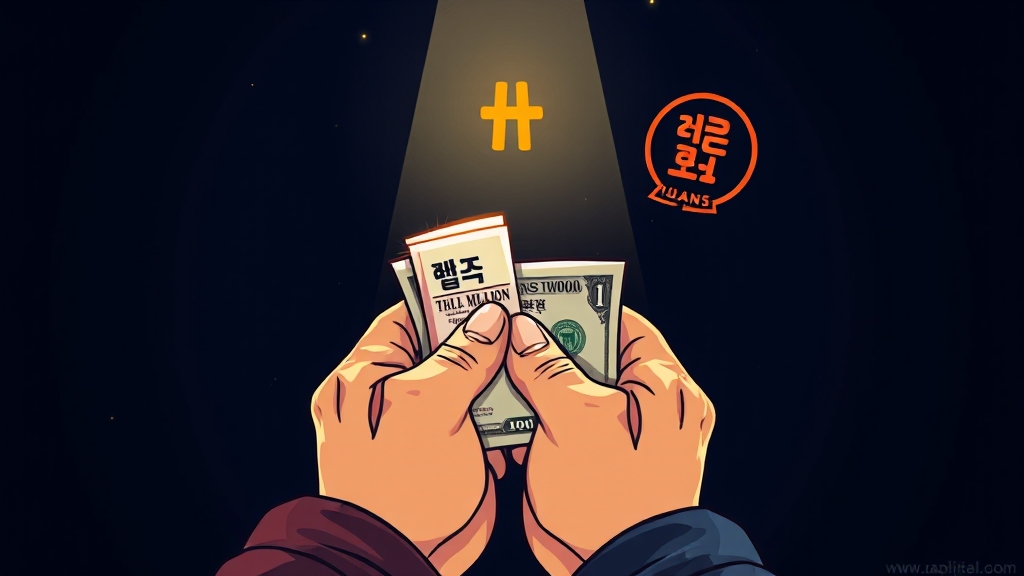 소액생계비 대출이란? (cartoon 스타일)