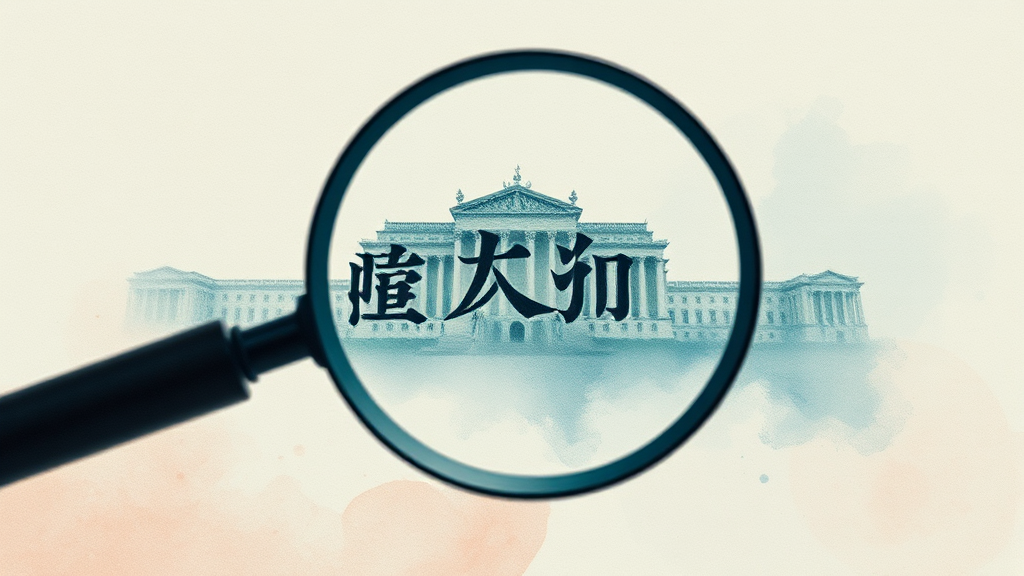 압수수색 진행 상황과 의미 (watercolor 스타일)