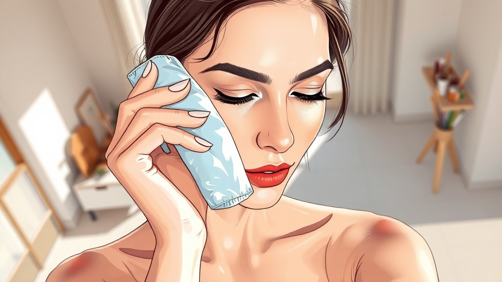 시술 전후 관리법 (illustration 스타일)