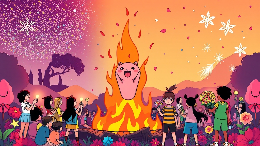 풍성한 이벤트 종류 (cartoon 스타일)