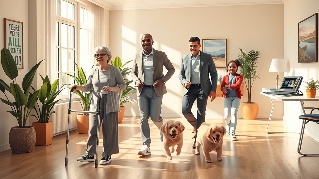 정상 생활 복귀 및 활동 제한 (realistic 스타일)