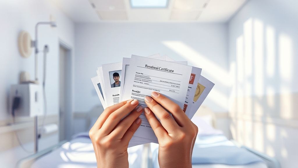 필요 서류 목록 (watercolor 스타일)