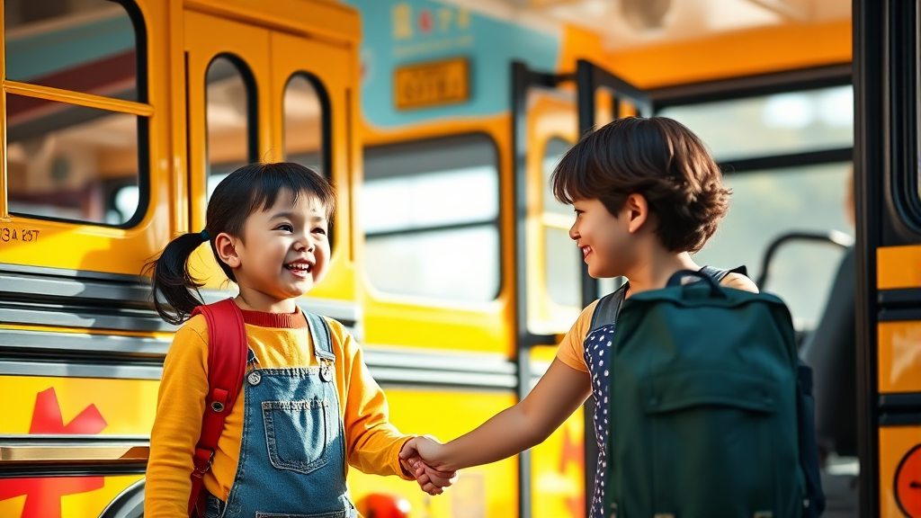 유치원 입소대기 신청 (realistic 스타일)