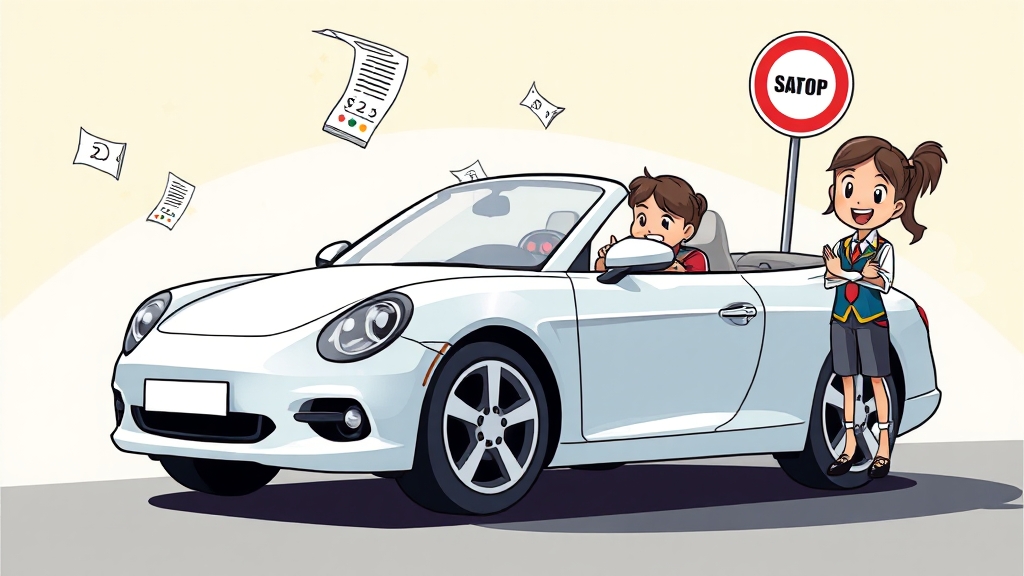 자차 보험 선택 및 갱신, 유용한 팁 (cartoon 스타일)