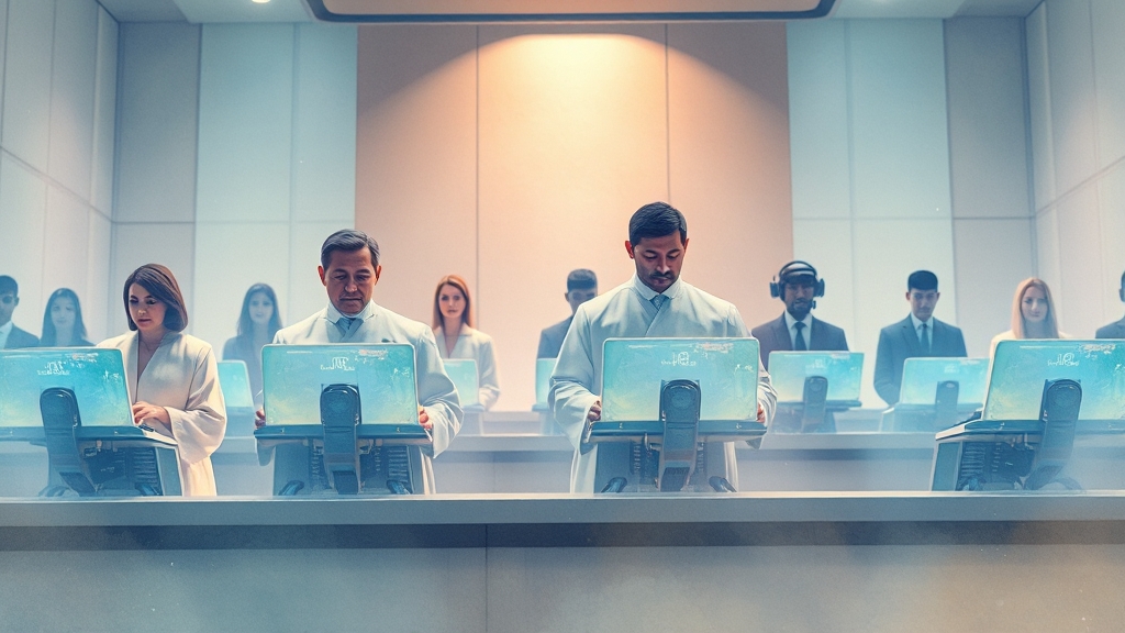 전자소송, 무엇일까요? (watercolor 스타일)