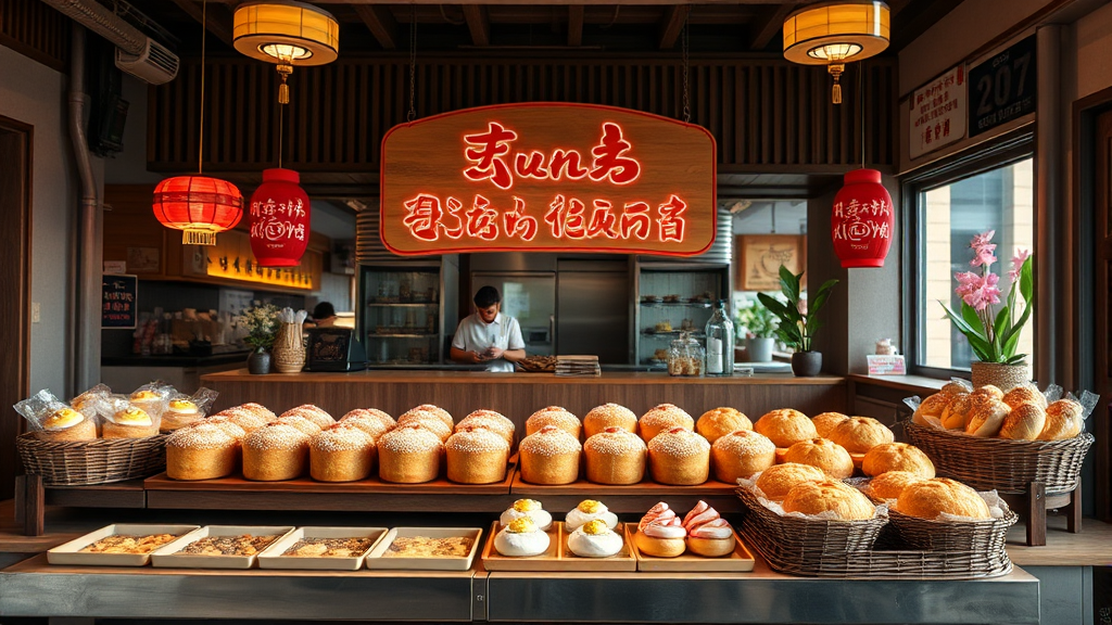 성심당의 성공 비결: 혁신과 고객 만족 (realistic 스타일)