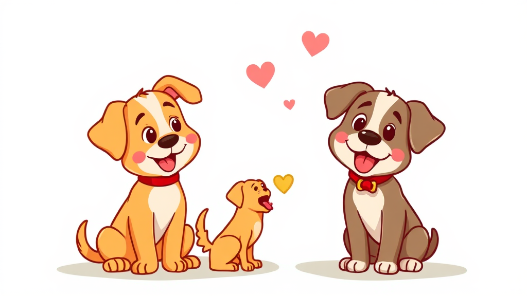 강아지 간식, 똑똑하게 활용하는 팁 (cartoon 스타일)