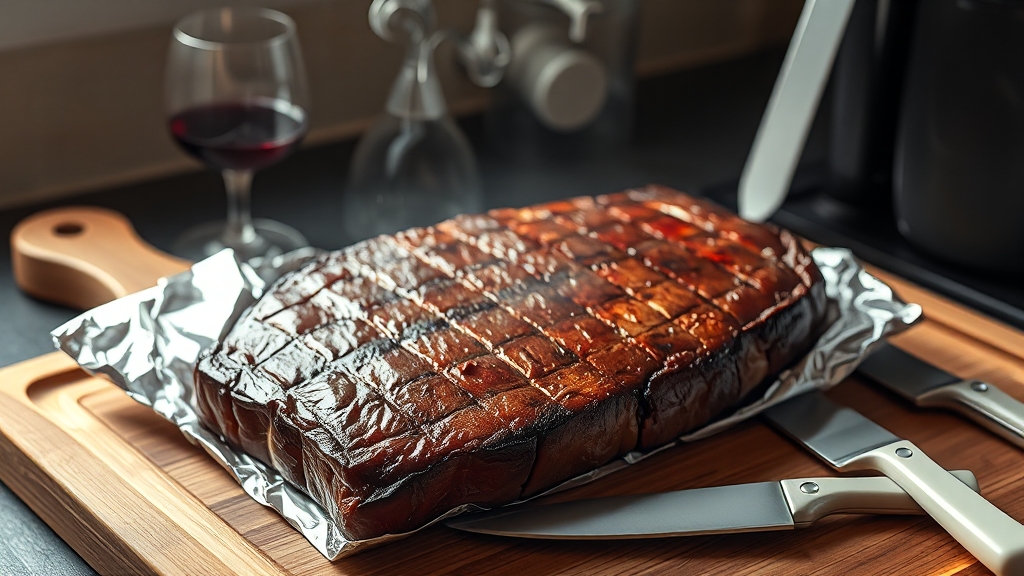 굽기 후 휴지, 왜 필요할까? (realistic 스타일)