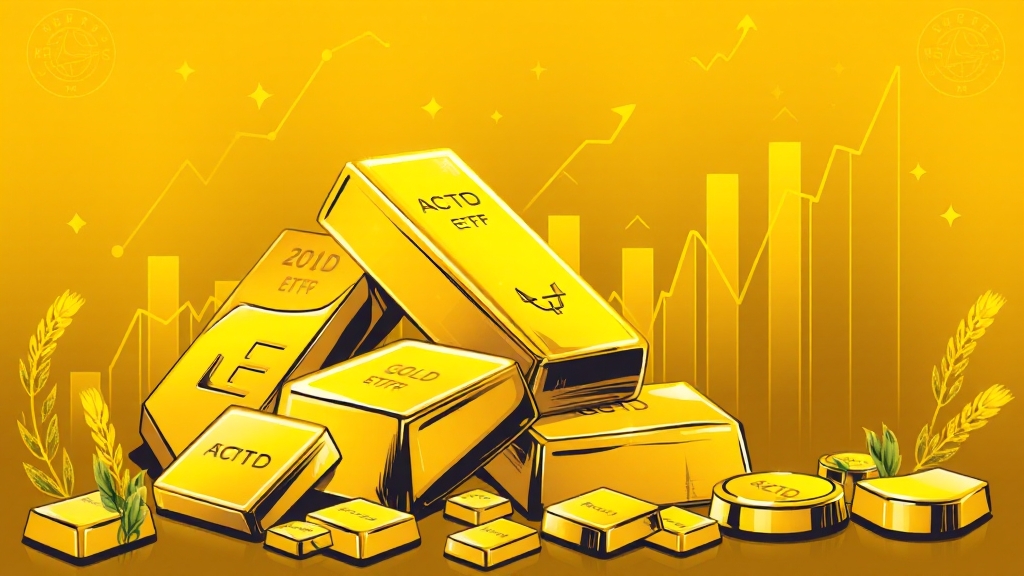 금 ETF, 핵심 개념 이해하기 (illustration 스타일)