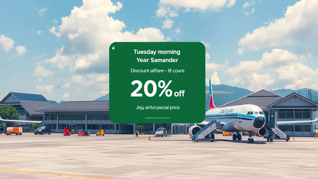 초저가 항공권 예약 비법 (realistic 스타일)