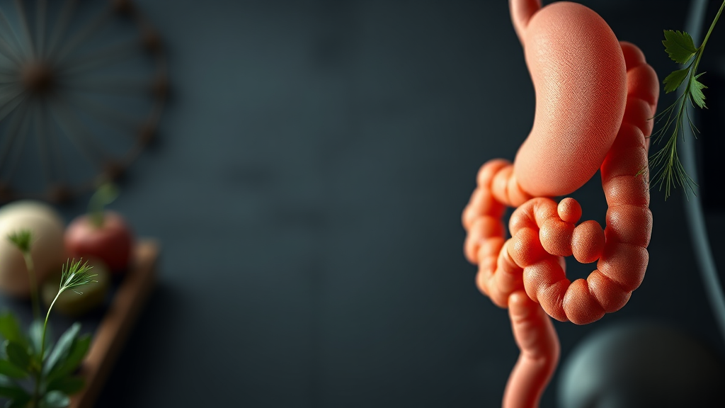 장 건강을 위한 식단 관리: 저 FODMAP 식이와 프로바이오틱스 (realistic 스타일)