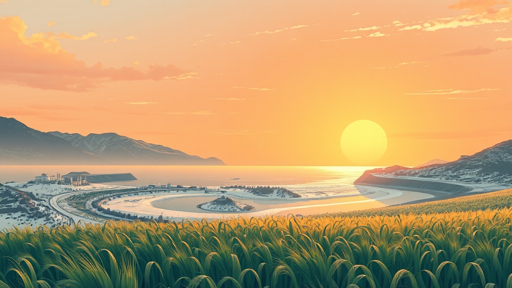 천북굴 축제: 주변 명소 탐방 (illustration 스타일)