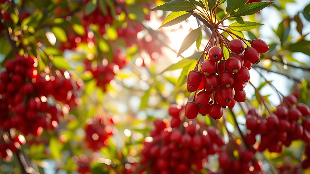 구기자, 무엇일까요? (realistic 스타일)