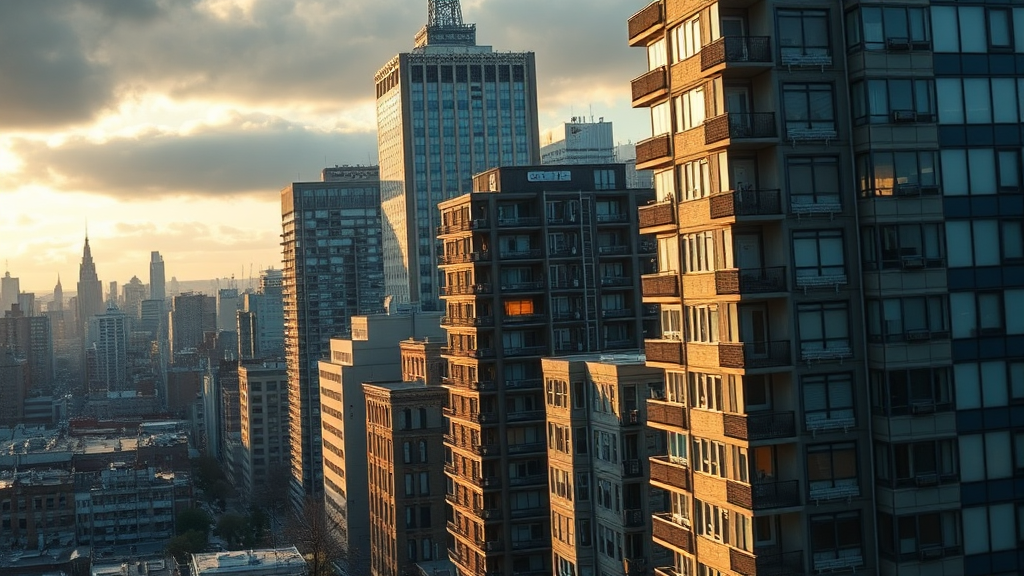 실제 건물주들의 성공 및 실패 사례 분석 (realistic 스타일)