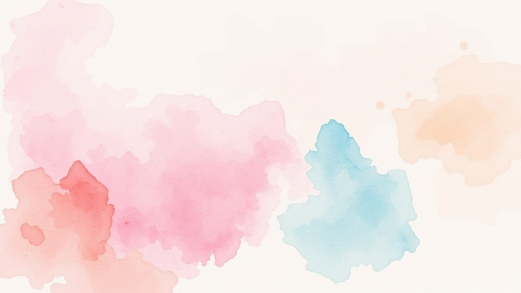 포인트, 어디에 쓸까? (watercolor 스타일)