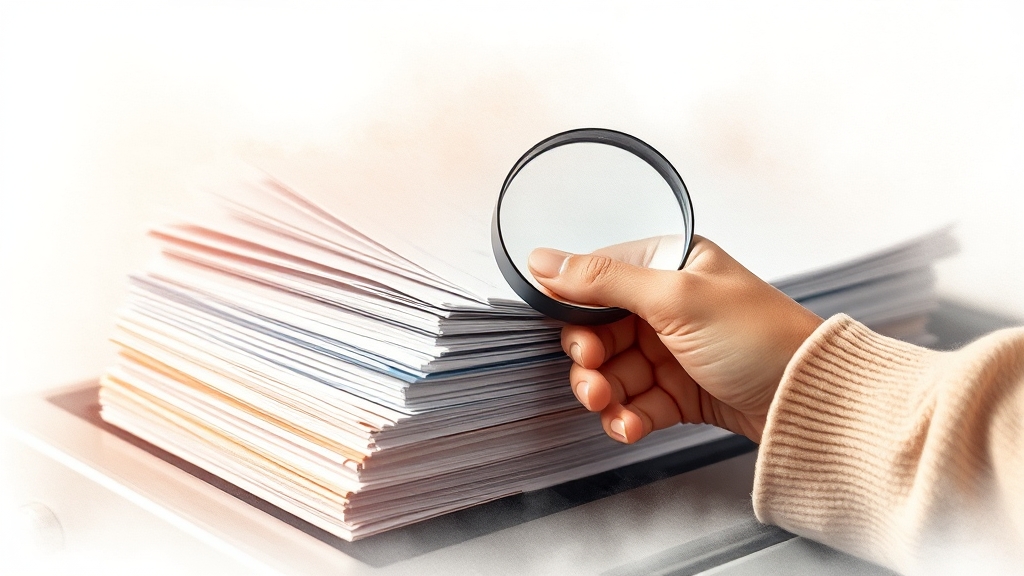 어떤 서류가 필요할까? (watercolor 스타일)