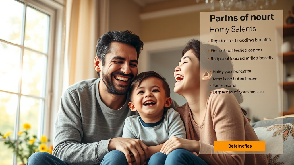 주거 및 생활 혜택 완벽 가이드 (realistic 스타일)