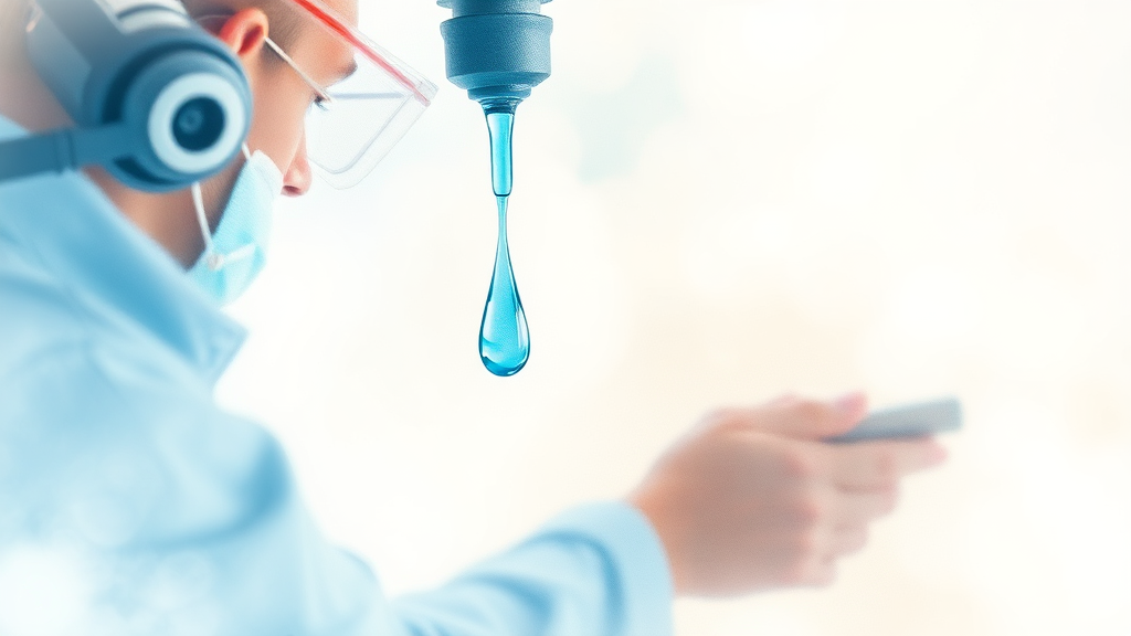 누수 원인 진단 및 탐지 (watercolor 스타일)