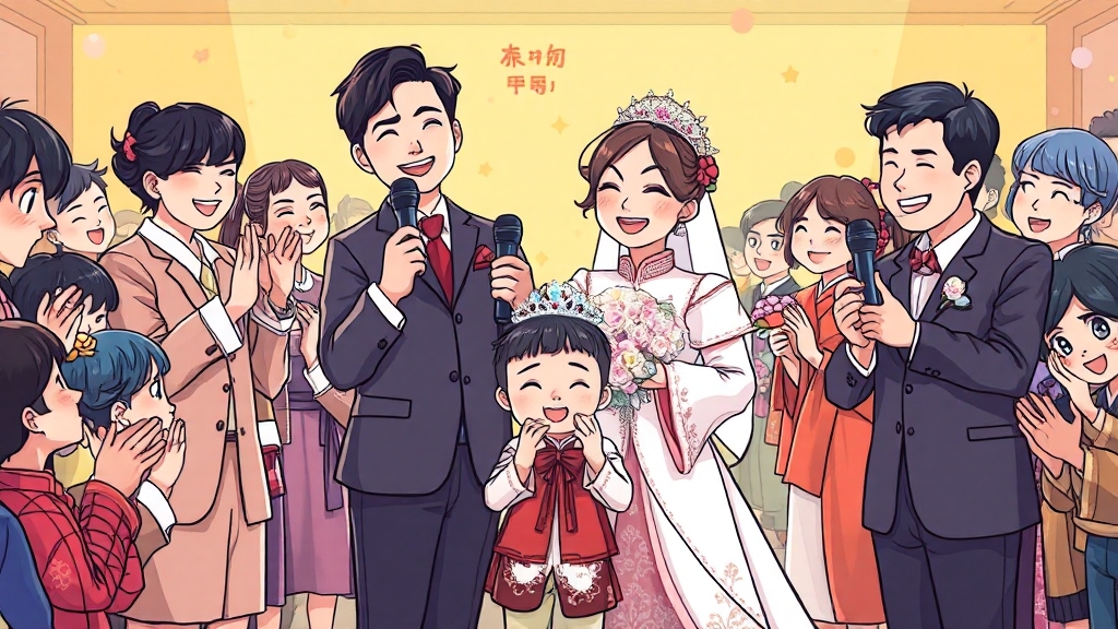 주변의 응원 봇물! (cartoon 스타일)