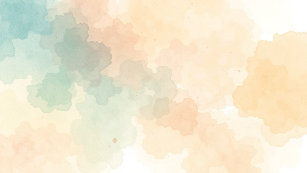 구글 제품군 연동: 쇼핑부터 업무까지 (watercolor 스타일)