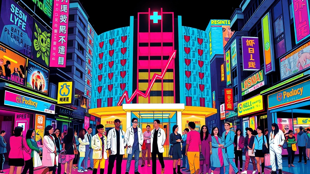 메디컬 클러스터 특장점 (popart 스타일)