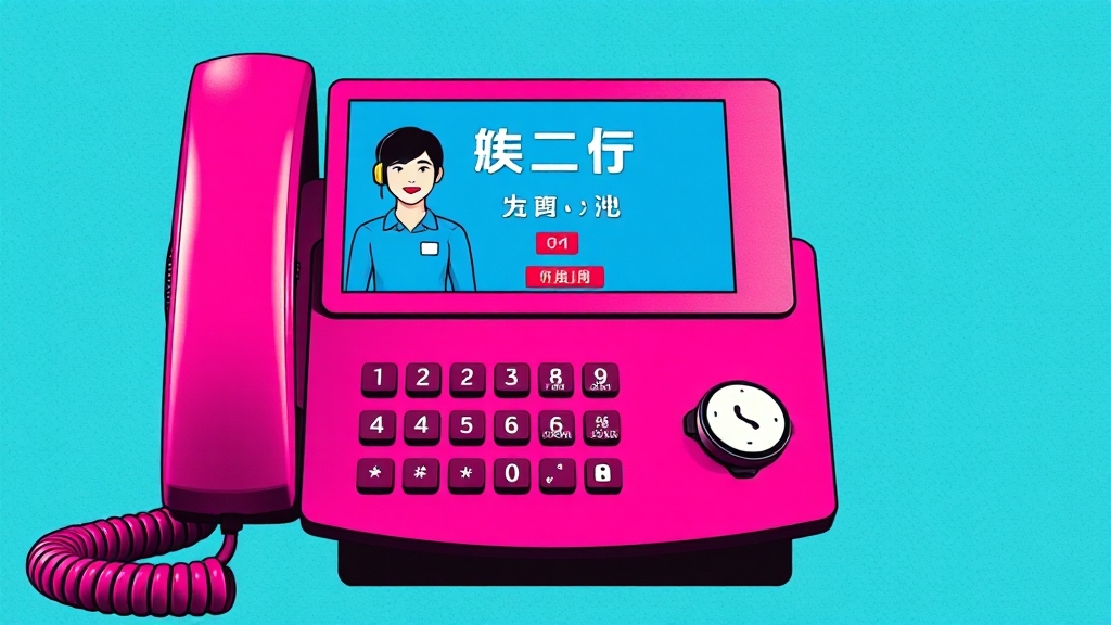 ARS 연결 팁과 메뉴 번호 (popart 스타일)