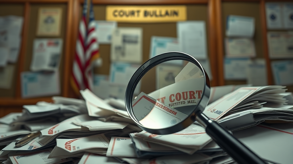 공시송달, 어떻게 신청하나요? (realistic 스타일)