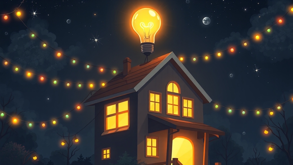 LED 교체 지원 사업이란? (cartoon 스타일)